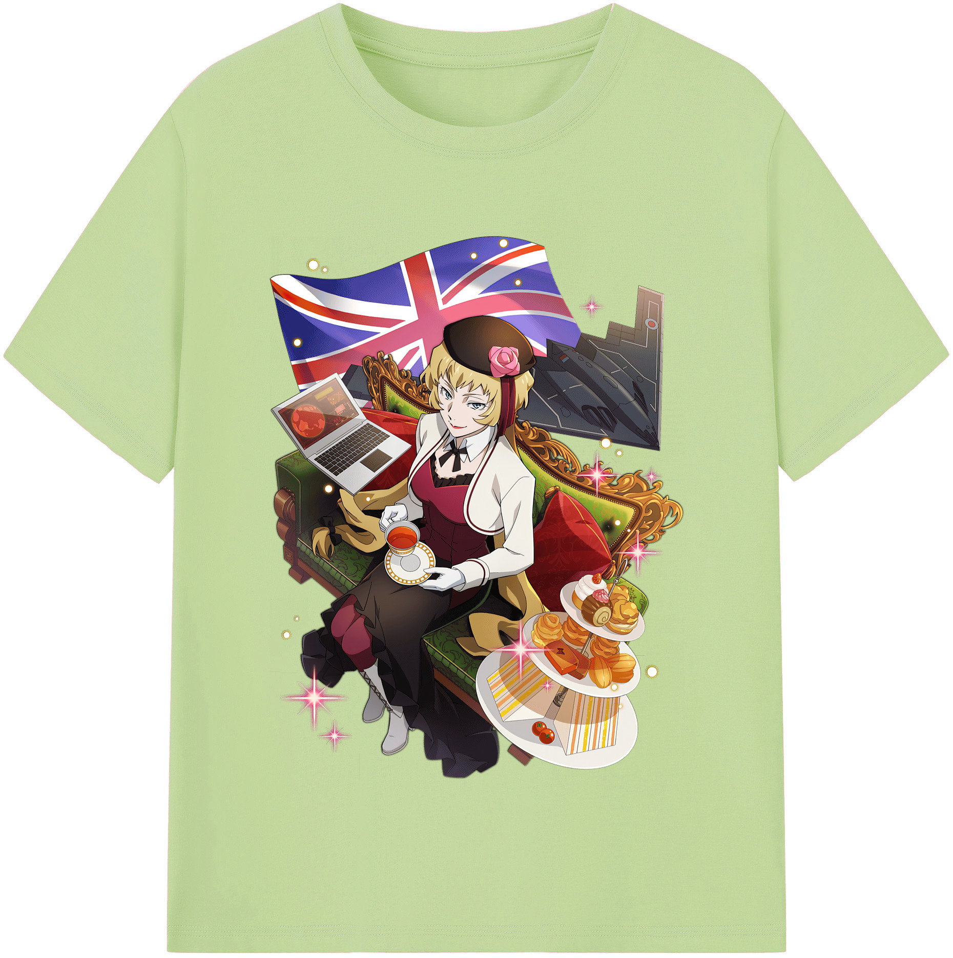 （画像用） 文豪ストレイドッグス Bungo Stray Dogs 綿100％半袖Tシャツ（フロントプリント）